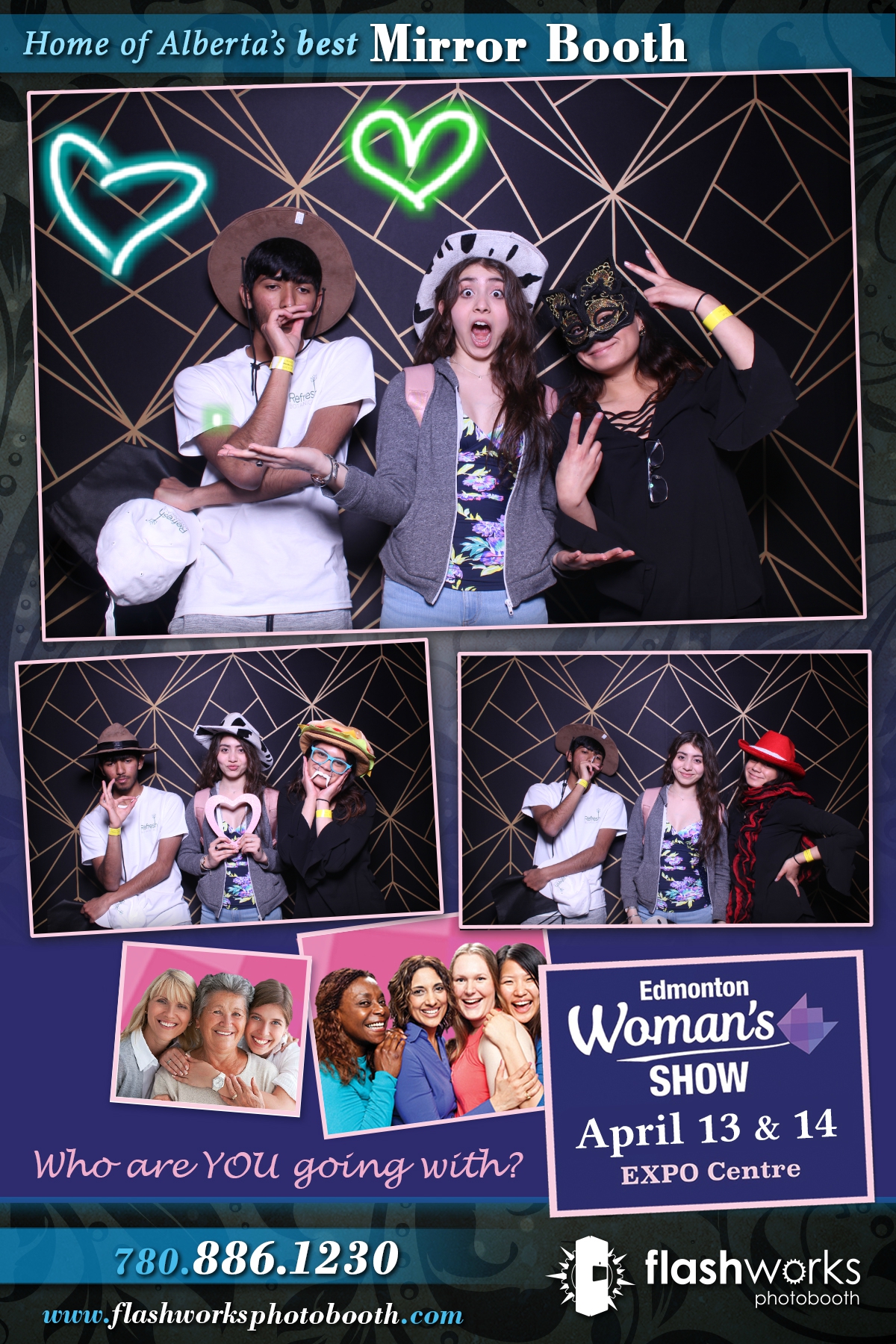 Spring Edmonton Woman's Show 2019 | View more photos from the event at gallery.flashworksphotobooth.com/u/FlashworksPhotoboothInc/Spring-Edmonton-Womans-Show-2019